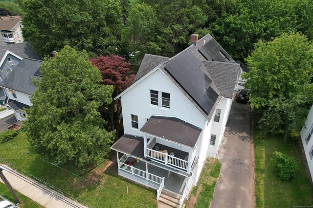 228 Elm St, Meriden, CT 06450 - aerial view of property and surrounding area