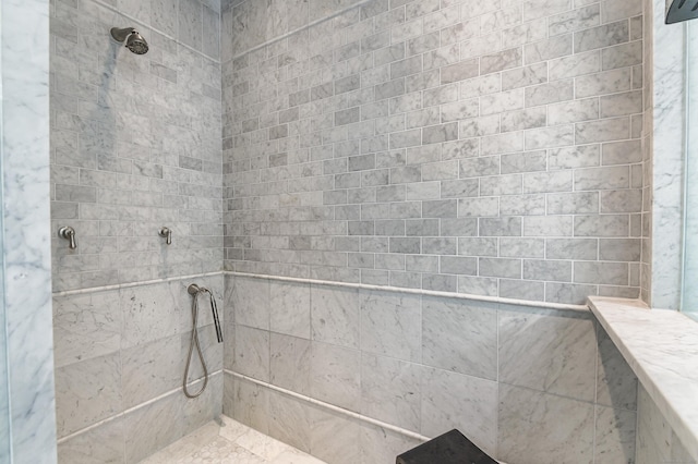 319 Mountain Rd, Wilton, CT 06897 - bathroom with a tile shower
