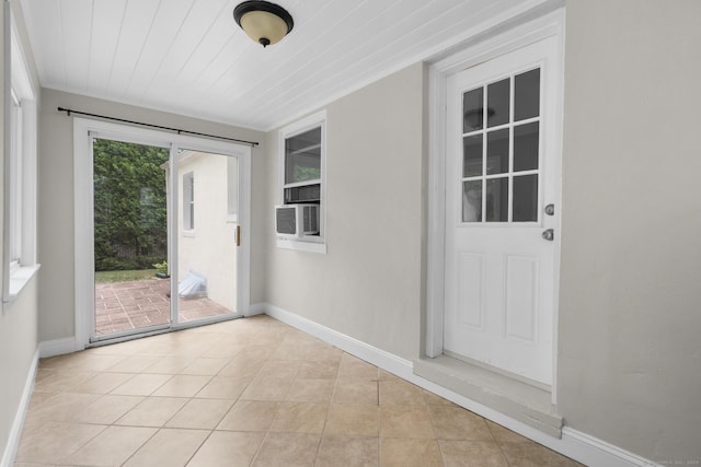 80 Holly St, Milford, CT 06460 - unfurnished sunroom with cooling unit