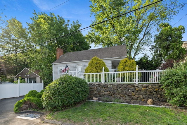53 Daytona St, West Haven, CT 06516 - view of front of home featuring a chimney