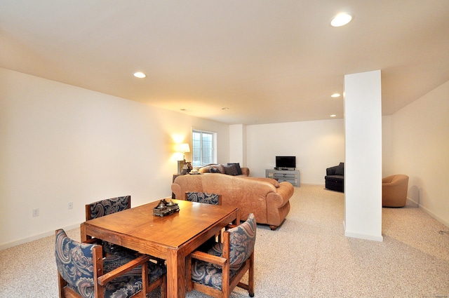 20 Carnoustie Cir, Bloomfield, CT 06002 - carpeted dining area with recessed lighting and baseboards