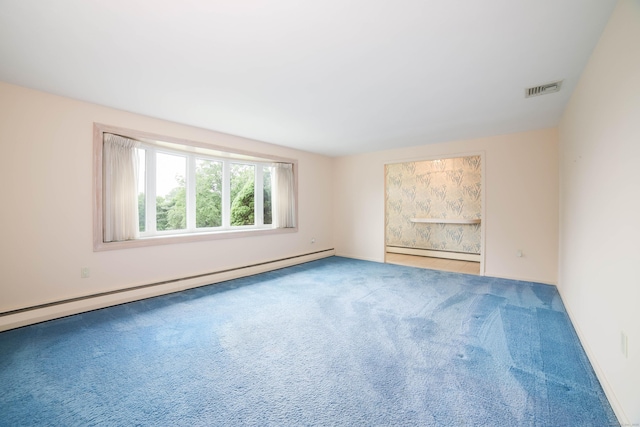 57 Apple Tree Ln, Hamden, CT 06518 - carpeted spare room with baseboard heating and a baseboard radiator