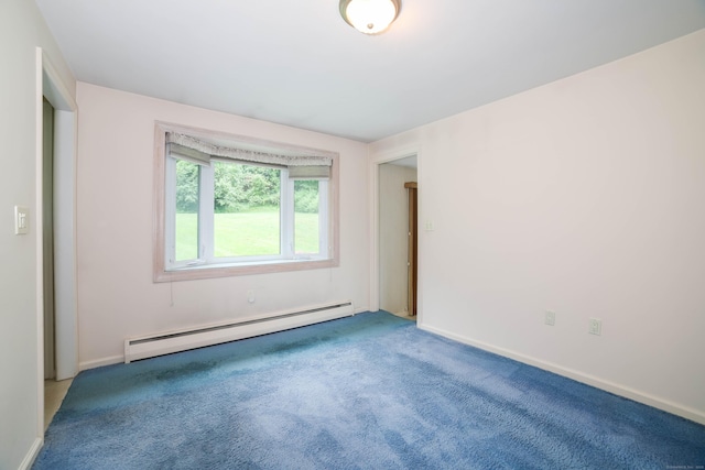 57 Apple Tree Ln, Hamden, CT 06518 - unfurnished room with baseboard heating and carpet