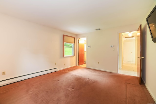 57 Apple Tree Ln, Hamden, CT 06518 - spare room with carpet flooring and baseboard heating