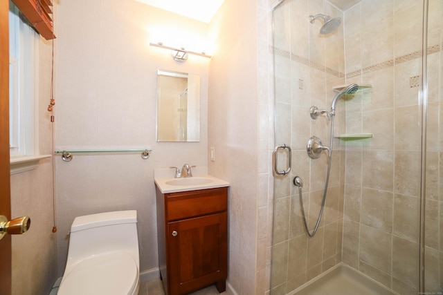 57 Apple Tree Ln, Hamden, CT 06518 - full bathroom featuring tiled shower and vanity