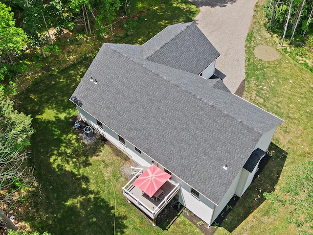 6 S Bear Hill Rd, Chaplin, CT 06235 - view from above of property