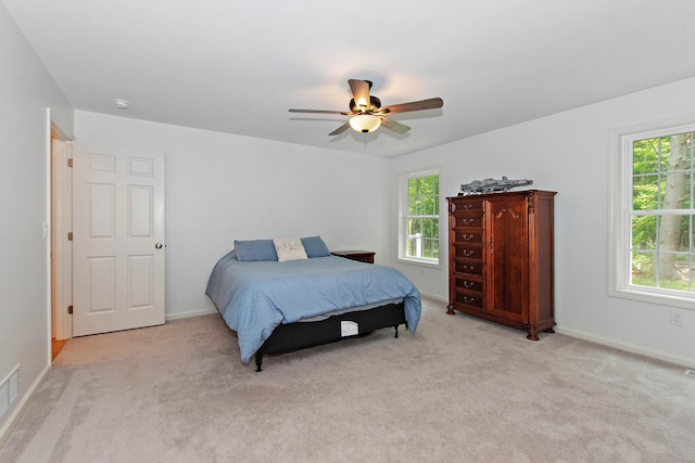 6 S Bear Hill Rd, Chaplin, CT 06235 - carpeted bedroom with multiple windows and ceiling fan
