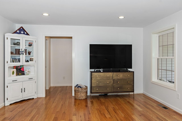 6 S Bear Hill Rd, Chaplin, CT 06235 - living area with light wood-style flooring and recessed lighting