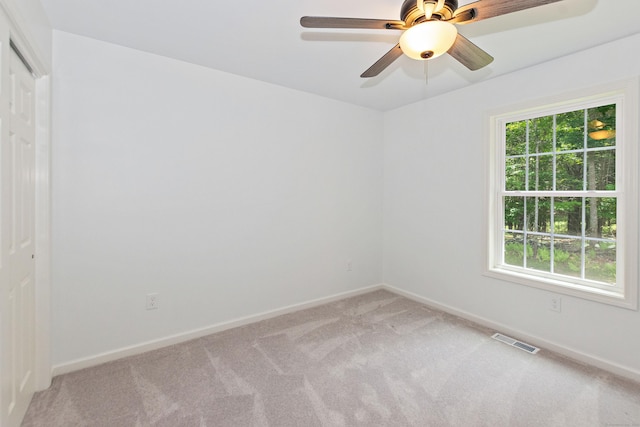 6 S Bear Hill Rd, Chaplin, CT 06235 - unfurnished room with light carpet and a ceiling fan