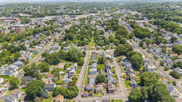 52 Colony St, Bristol, CT 06010 - aerial overview of property's location with nearby suburban area