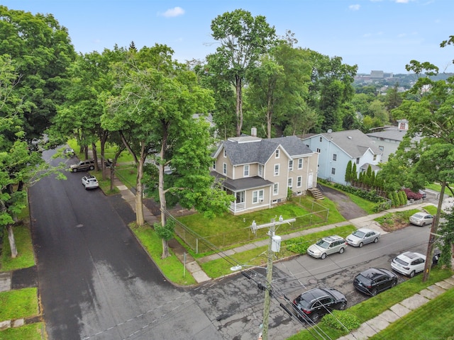 17 Pleasant St, Danbury, CT 06810 - aerial view of a tree filled landscape