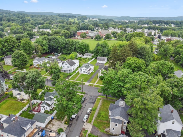17 Pleasant St, Danbury, CT 06810 - aerial overview of property's location with nearby suburban area