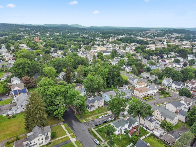 17 Pleasant St, Danbury, CT 06810 - aerial overview of property's location with nearby suburban area