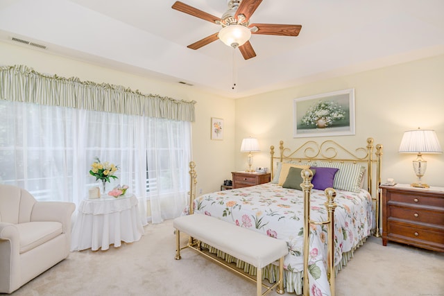 7 Concord Ct Unit 7, Southbury, CT 06488 - carpeted bedroom featuring a tray ceiling and ceiling fan