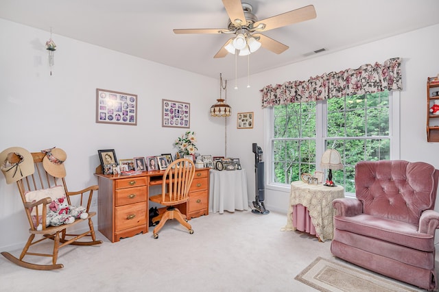 7 Concord Ct Unit 7, Southbury, CT 06488 - carpeted office featuring ceiling fan