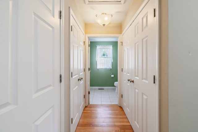 44 Forshaw Ave Unit 44, Plainville, CT 06062 - hallway with light wood finished floors