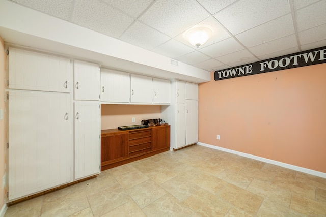 44 Forshaw Ave Unit 44, Plainville, CT 06062 - finished basement with a drop ceiling and baseboards