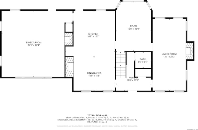 545 Simsbury Rd, Bloomfield, CT 06002 - view of room layout