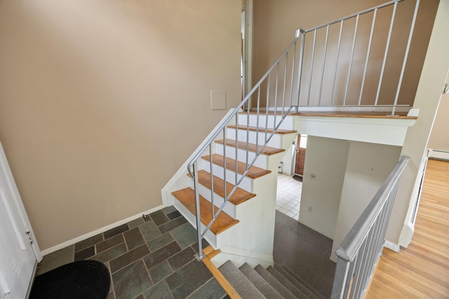 1519 Tuttle Ave, Wallingford, CT 06492 - stairs with baseboards