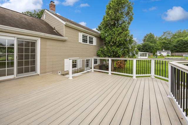 1519 Tuttle Ave, Wallingford, CT 06492 - wooden terrace featuring a yard