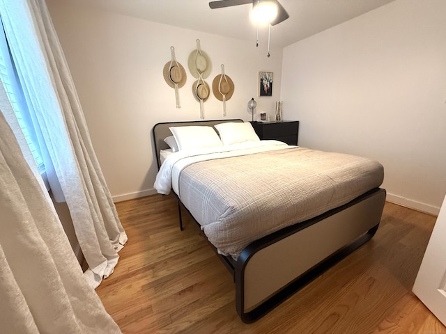 103 Starkweather St, Manchester, CT 06042 - bedroom with light wood-type flooring and a ceiling fan