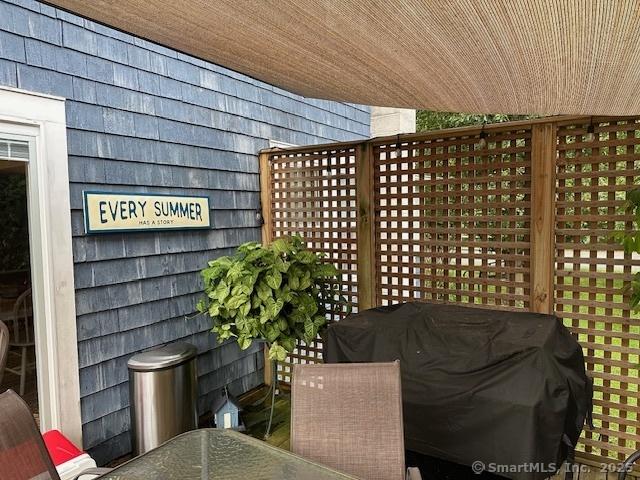 58 Barlow St, North Canaan, CT 06018 - view of patio / terrace featuring grilling area