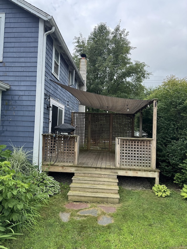 58 Barlow St, North Canaan, CT 06018 - view of wooden terrace