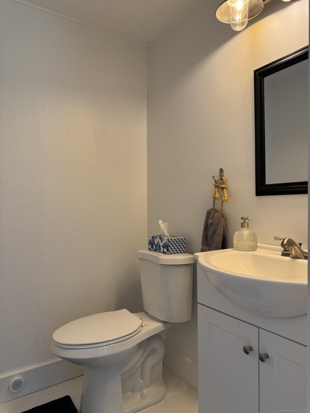 58 Barlow St, North Canaan, CT 06018 - half bath featuring toilet and vanity