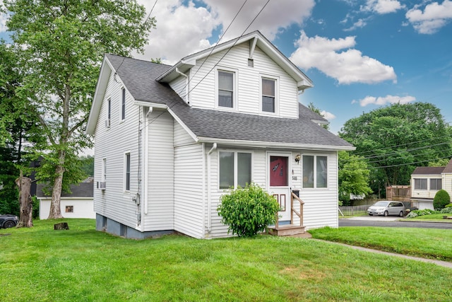 546 S Quaker Ln, West Hartford, CT 06110 - view of front of home with roof with shingles and a front yard