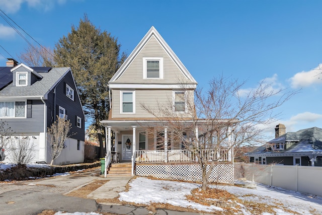 18 Morningside Ave, Waterbury, CT 06708 - view of front facade with a porch