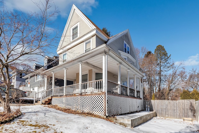 18 Morningside Ave, Waterbury, CT 06708 - view of front of property with covered porch