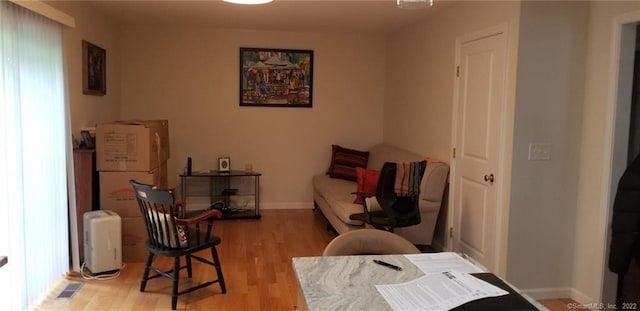 27 Amber Pl, Waterbury, CT 06705 - sitting room featuring wood finished floors and baseboards
