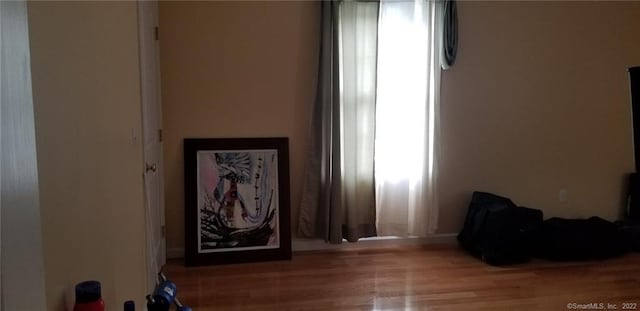 27 Amber Pl, Waterbury, CT 06705 - sitting room featuring wood finished floors
