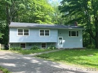 166 River Rd, East Haddam, CT 06423 - bi-level home featuring a front lawn