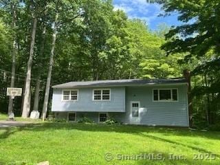 166 River Rd, East Haddam, CT 06423 - view of front of house with a front lawn