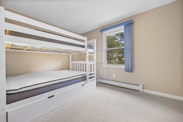 142 Raffia Rd, Enfield, CT 06082 - unfurnished bedroom with a baseboard heating unit and carpet flooring