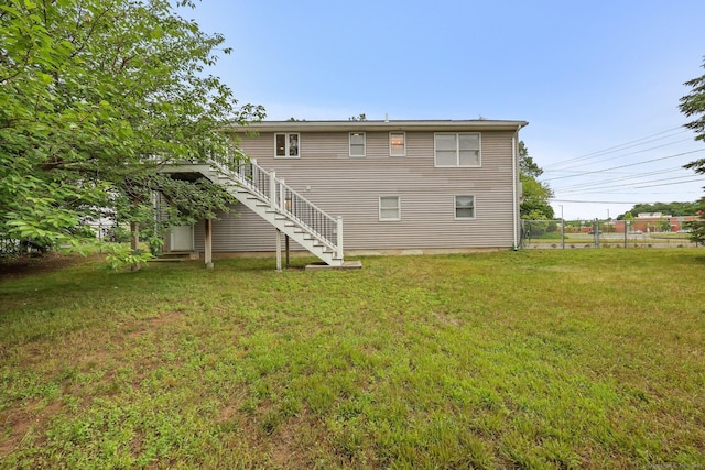 142 Raffia Rd, Enfield, CT 06082 - rear view of property with stairs