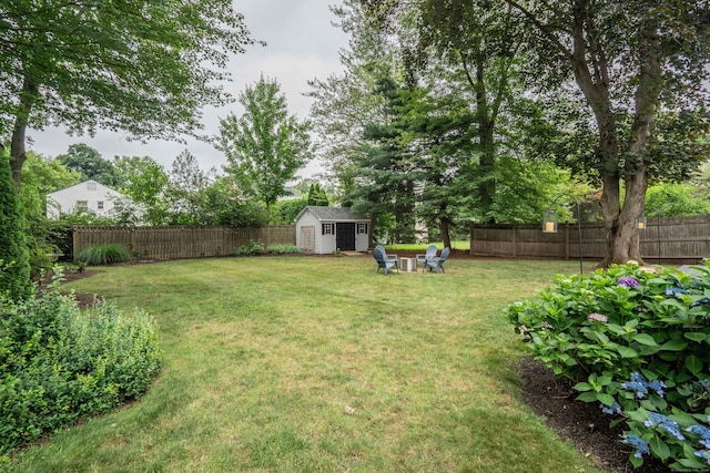11 Craigmoor Rd, West Hartford, CT 06107 - fenced backyard featuring a storage shed