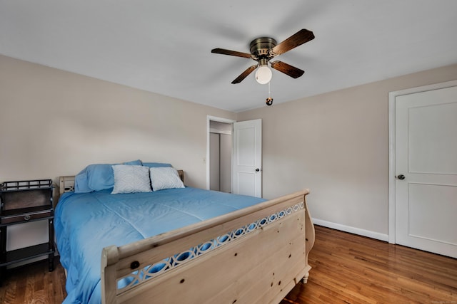 112 Shadow Ln, West Hartford, CT 06110 - bedroom featuring wood finished floors and a ceiling fan