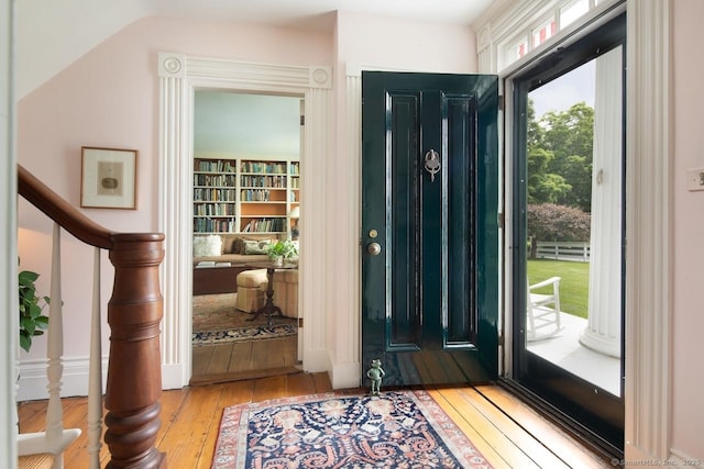 12 Popple Swamp Rd, Cornwall, CT 06754 - entryway featuring hardwood / wood-style floors