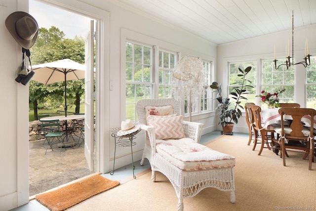 12 Popple Swamp Rd, Cornwall, CT 06754 - sunroom / solarium featuring healthy amount of natural light and ornamental molding