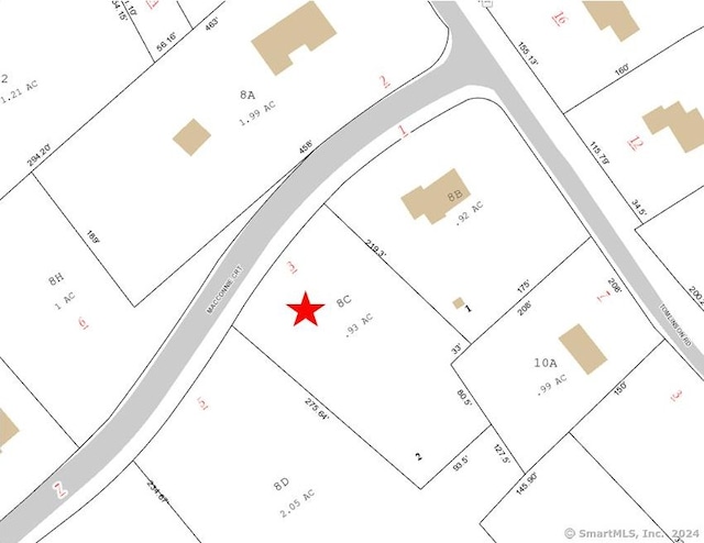 3 Macconnie Ct, Seymour, CT 06483 - map showing property parcels