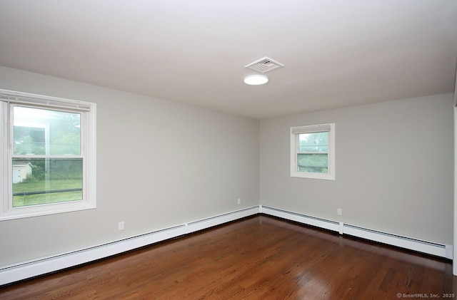 5 Great Meadow Dr, North Haven, CT 06473 - spare room featuring baseboard heating and wood finished floors