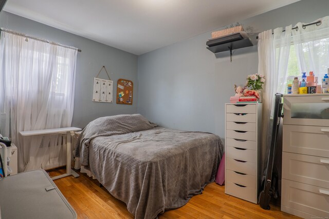 51 Park Ave Unit 2-13, Danbury, CT 06810 - bedroom featuring light wood-type flooring and multiple windows
