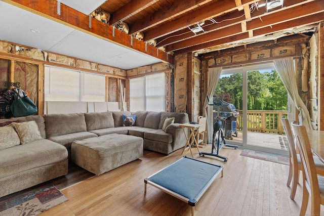 1092 Durham Rd, Guilford, CT 06437 - living area with wood-type flooring