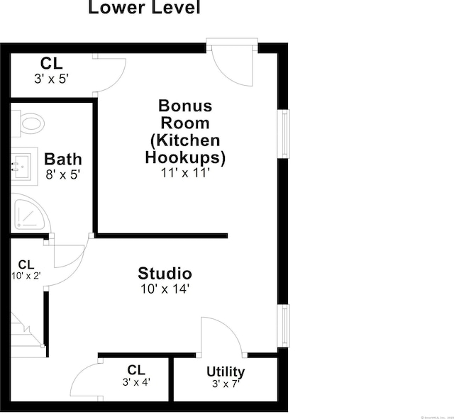 8 Platt St, Norwalk, CT 06855 - view of floor plan / room layout