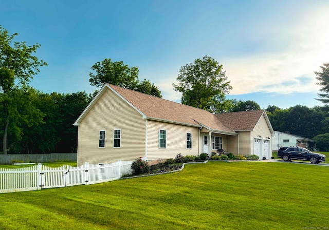 15 Contour Dr, Cheshire, CT 06410 - ranch-style home with an attached garage and a gate