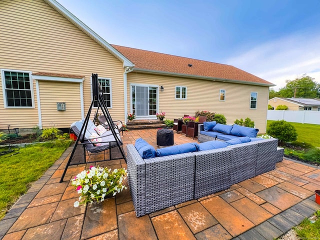 15 Contour Dr, Cheshire, CT 06410 - view of patio / terrace featuring outdoor lounge area