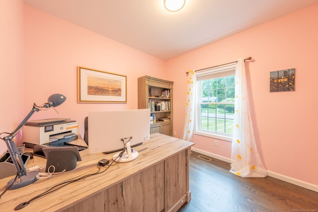 15 Contour Dr, Cheshire, CT 06410 - office featuring baseboards and dark wood-style flooring