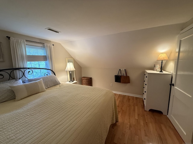 104 Wildcat Hill Rd, Harwinton, CT 06791 - bedroom with vaulted ceiling and wood finished floors